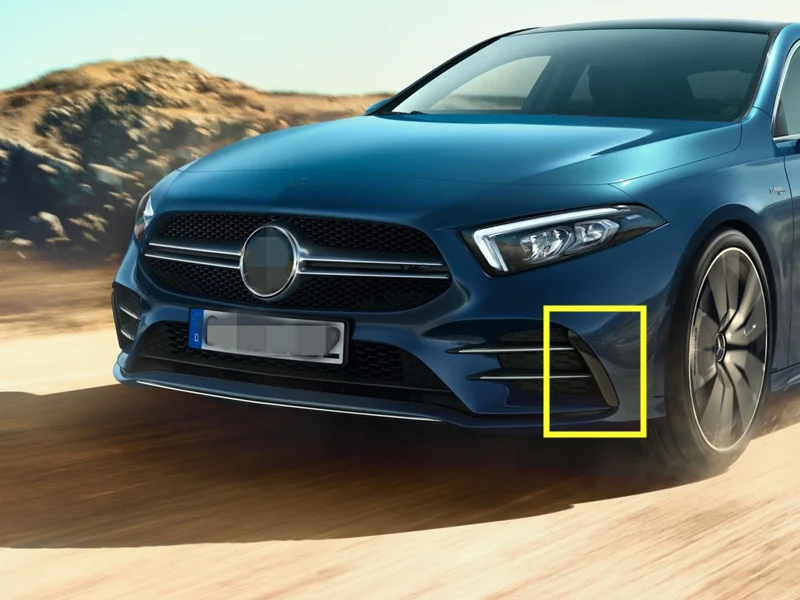 Для Benz A Class W177 A160 A180 A200 A250 AMG A35+ передняя сторона бампера губы пластины спойлера сплиттер Canards противотуманная фара крышка отделка
