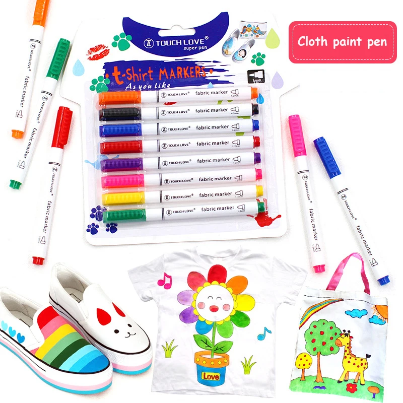 Перманентные маркеры для рисования 8 12 цветов|Маркеры рисования| |