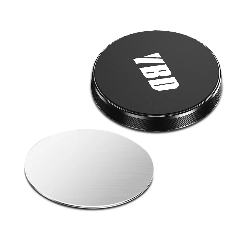 Black phone holder YBD магнитный автомобильный держатель для телефона для iPhone X, samsung, Xiaomi, магнитный держатель для телефона, автомобильный держатель для мобильного телефона - Цвет: Black phone holder