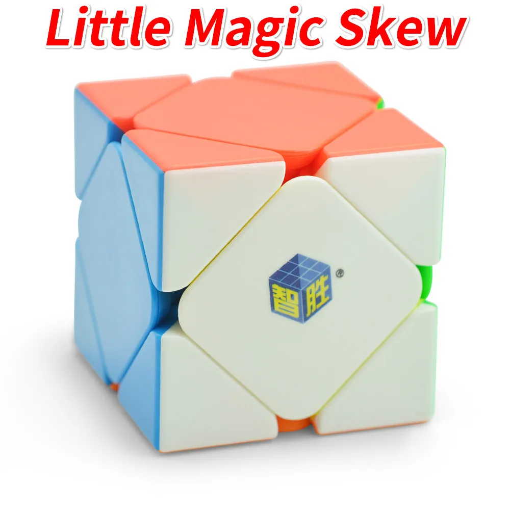 Yuxin маленький магический косой Магический кубик без наклеек 2x2x2 3x3x3 SQ-1 Megaminxed Cube Puzzle для начинающих Zhisheng Cubo Magico Kids