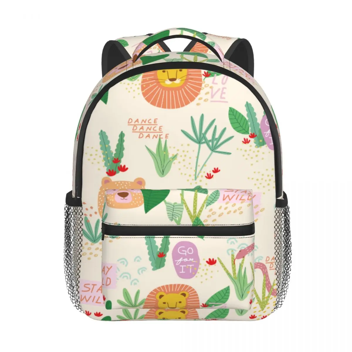 Cute Jungle Animals Baby Backpack Kindergarten Schoolbag Kids Children School Bag