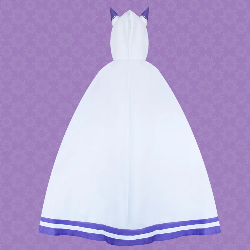 Плащ Re:Zero kara Hajimeru Isekai Seikatsu Emilia с кошачьими ушками милая Повседневная накидка