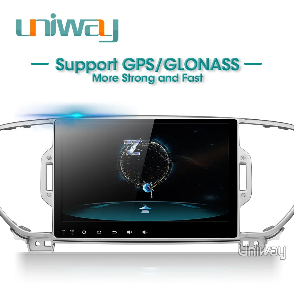 Uniway AKX59071 android 8 1 автомобильный dvd для kia sportage kx5 2016 2017 Радио Стерео gps навигация с