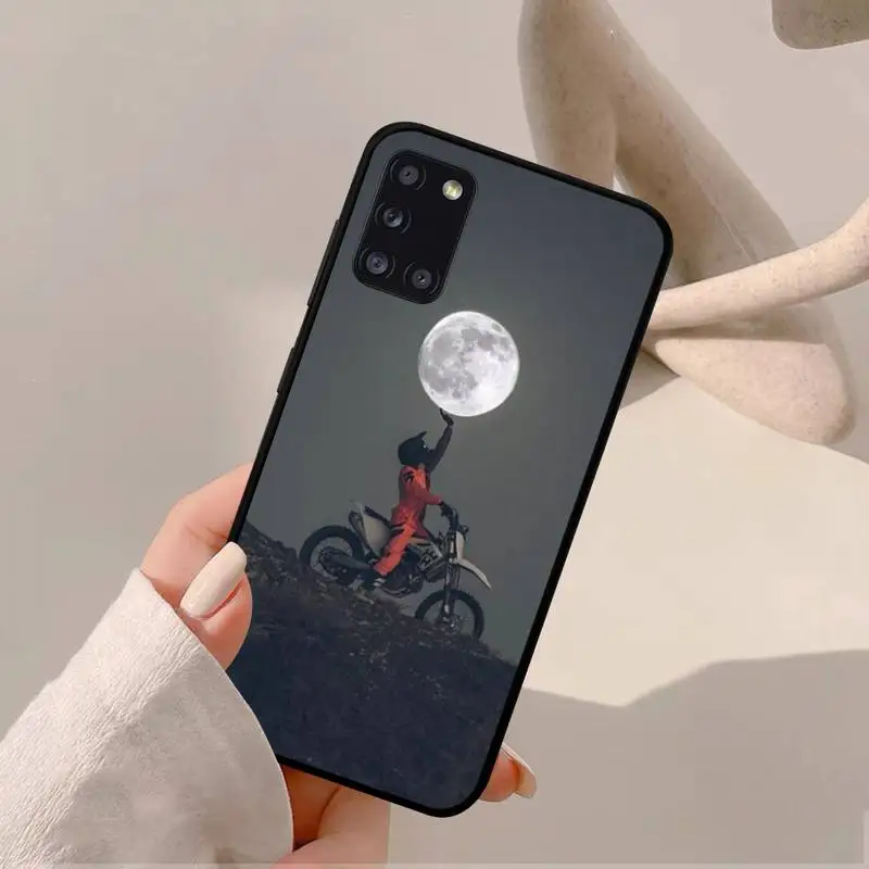 moto cross motorcycle sports phone case for samsung a 51 30s 71 21s 10 70 31 52 12 30 40 32 11 20e 20s 01 02s 72 cover free global shipping