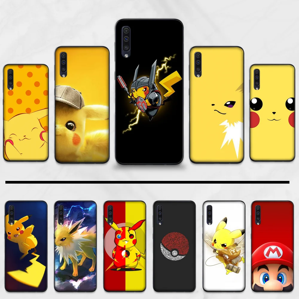 Забавный чехол для телефона Pokemons Ball pikachu Samsung Galaxy M10 20 30 A 40 50 70 71 6S A2 A6 A9 2018 J7 CORE PLUS STAR