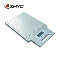 Portable vehicle axle weighing scales