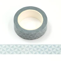 new 1pc 15mm10m triangle lattice grid decorative washi tape scrapbooking masking tape office designer mask washi tape