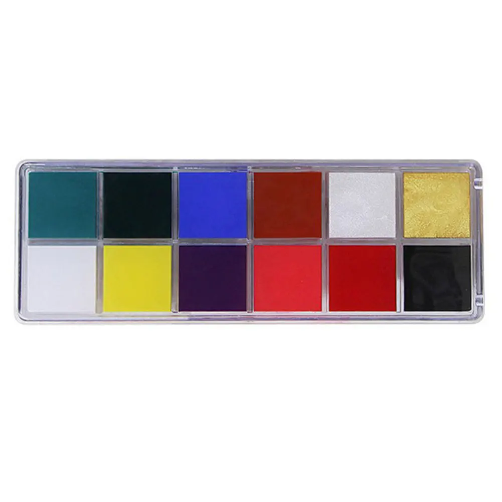 Non-toxic Body Easy Apply Face Paint Kit Kids Adults Makeup Leakproof Professional Cosplay Supplies Multi Colored Festivals | Красота и