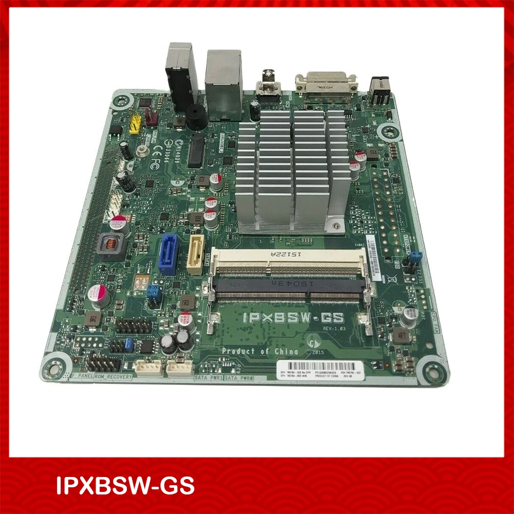 

For HP Motherboard IPXBSW-GS 795784-001 002 601 95784-002 Integrate N3050CPU Low Consumption DC Perfect Test Good Quality