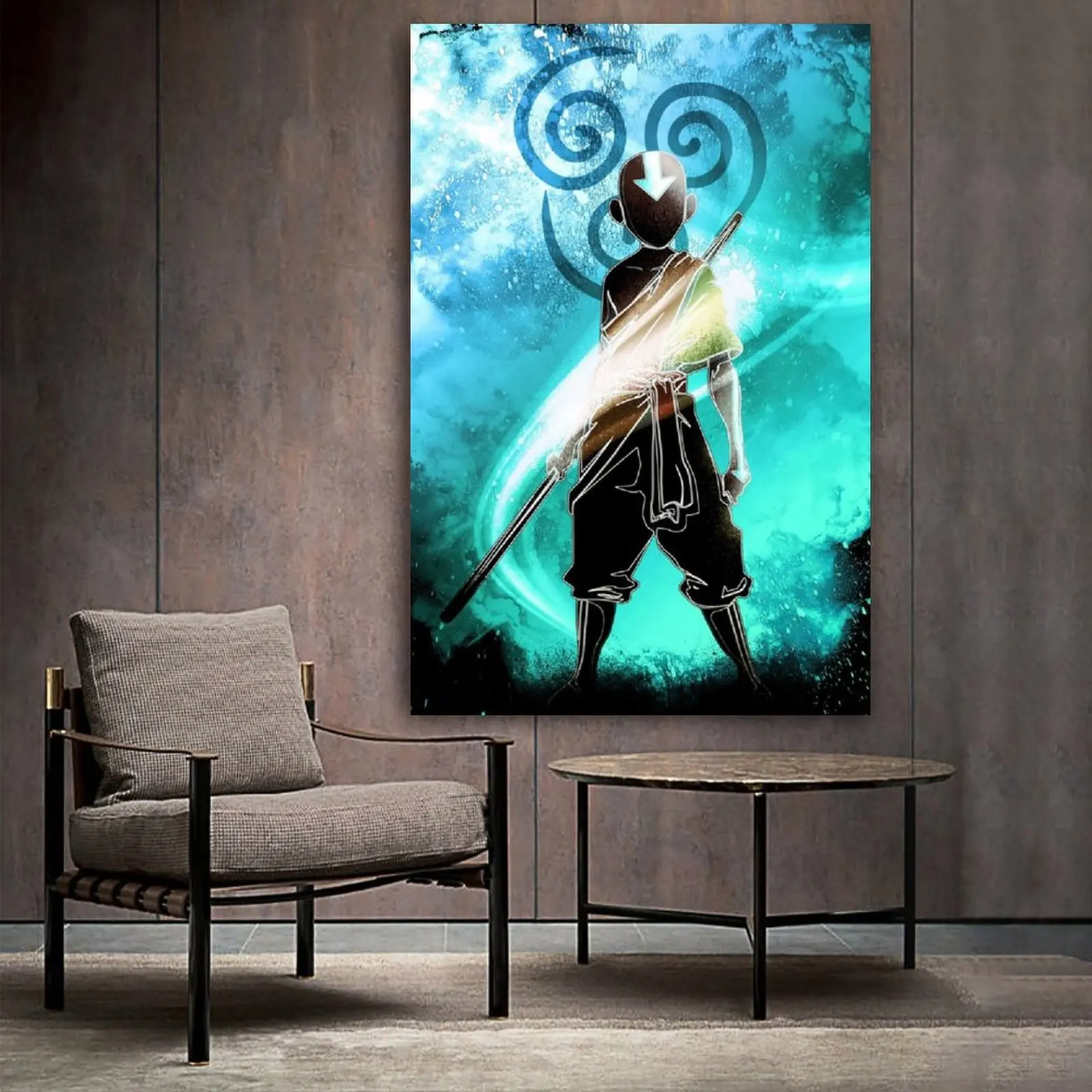 

Master of Elements Soul Anime Modern Poster Art Paintings on Canvas for Home Room Office Wall Decoration