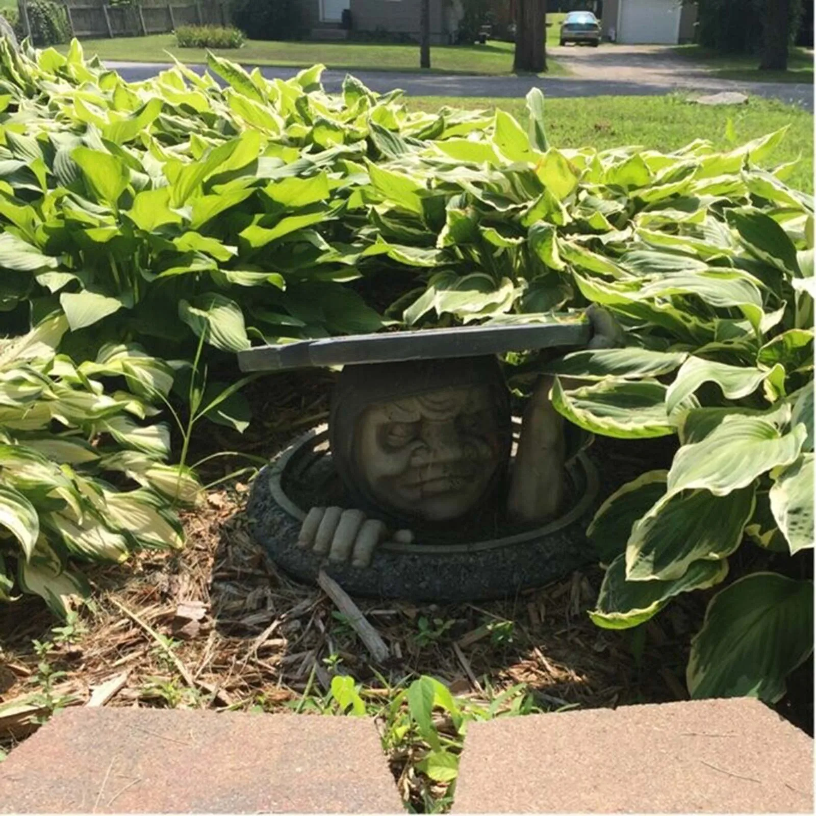 Статуя обитателя под садом скульптура из смолы орнамент уличное украшение