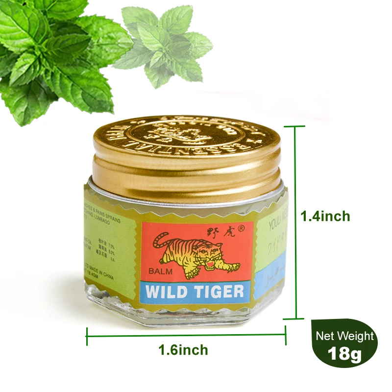 

18g Chinese Tiger Balm Analgesic Ointment Arthritis Joint Muscle Knee Back Pain Relief Cream Herbal Medical Plaster Antipruritic