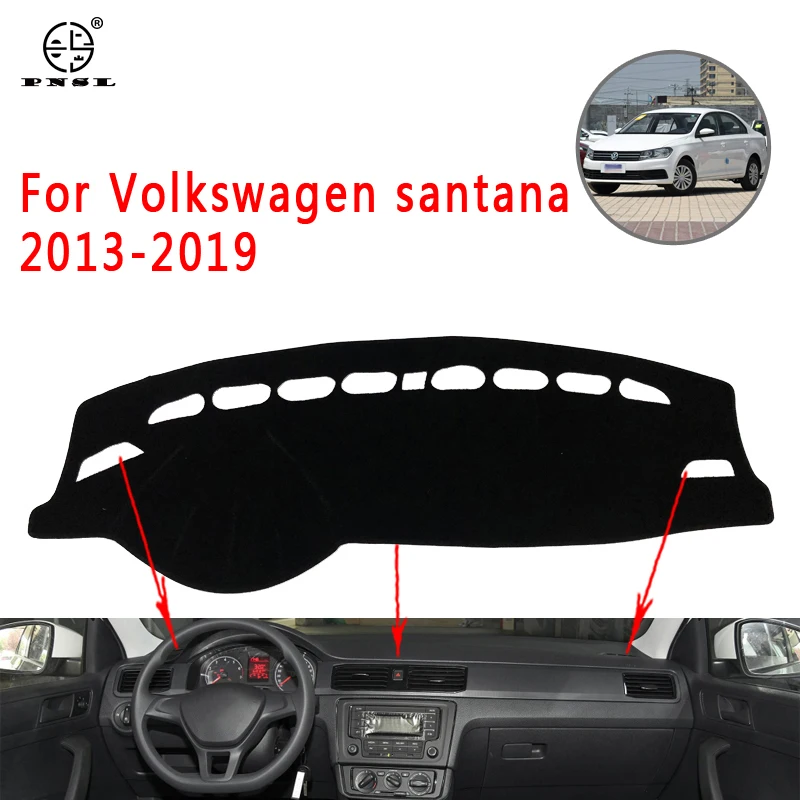 PNSL коврик для приборной панели автомобиля Volkswagen santana 2013 2019 защита от солнца