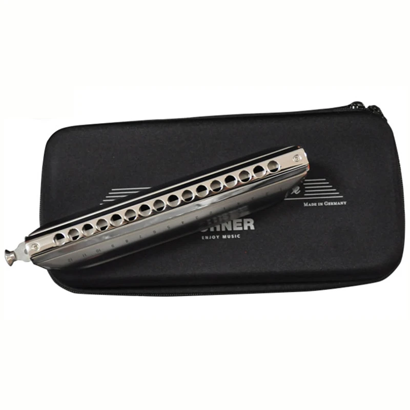 Новинка 2018 Немецкая оригинальная Губная гармошка HOHNER Super 64 Chromonica C Key гармоника