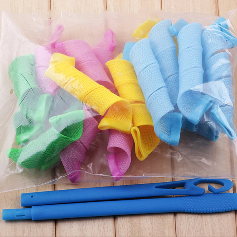 Популярные бигуди волшебные рулоны инструменты для волос грушевидный рулон цвет