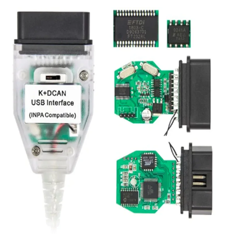 OBD2 для BMW INPA K Dcan FT232RL с переключателем сканер + Can интерфейсный кабель сканер|k dcan|inpa