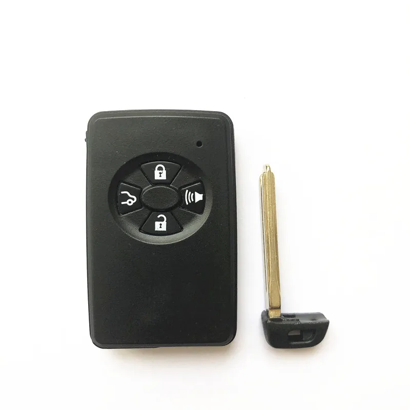 4 Buttons Smart Key Remote Shell 2006 for T-oyota Rav4 Pack of 5 | Car