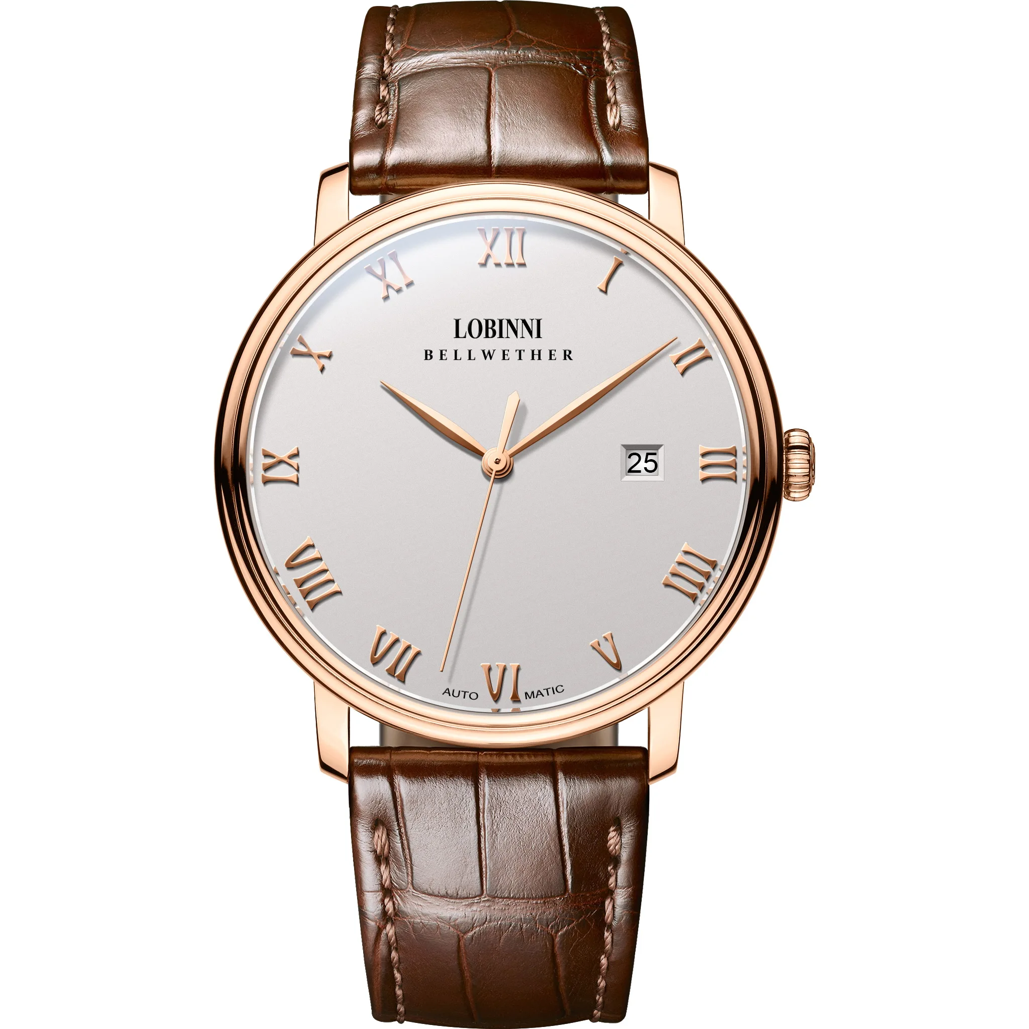 Часы наручные LOBINNI Мужские механические роскошные брендовые водонепроницаемые