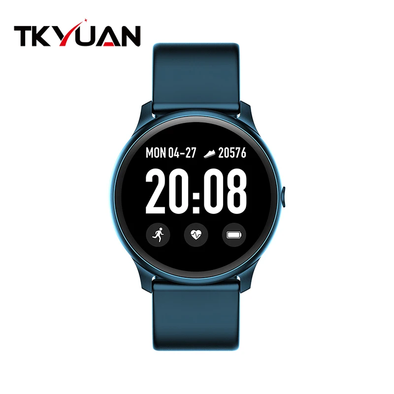 TKYUAN kw19 Смарт-часы женские 1,3 дюймов тонкие BT4.0 часы Активный Пульс фитнес-браслет водонепроницаемые Смарт-часы для мужчин