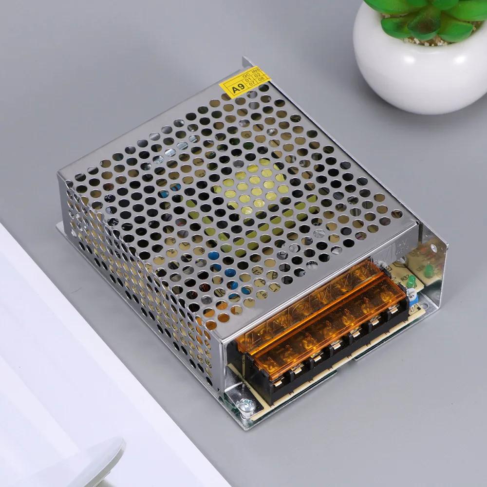 

DC 12V 10A Universal Switching Power Supply Transformer Driver Switching Converter for Printer Project LED Strips Pixel Lights