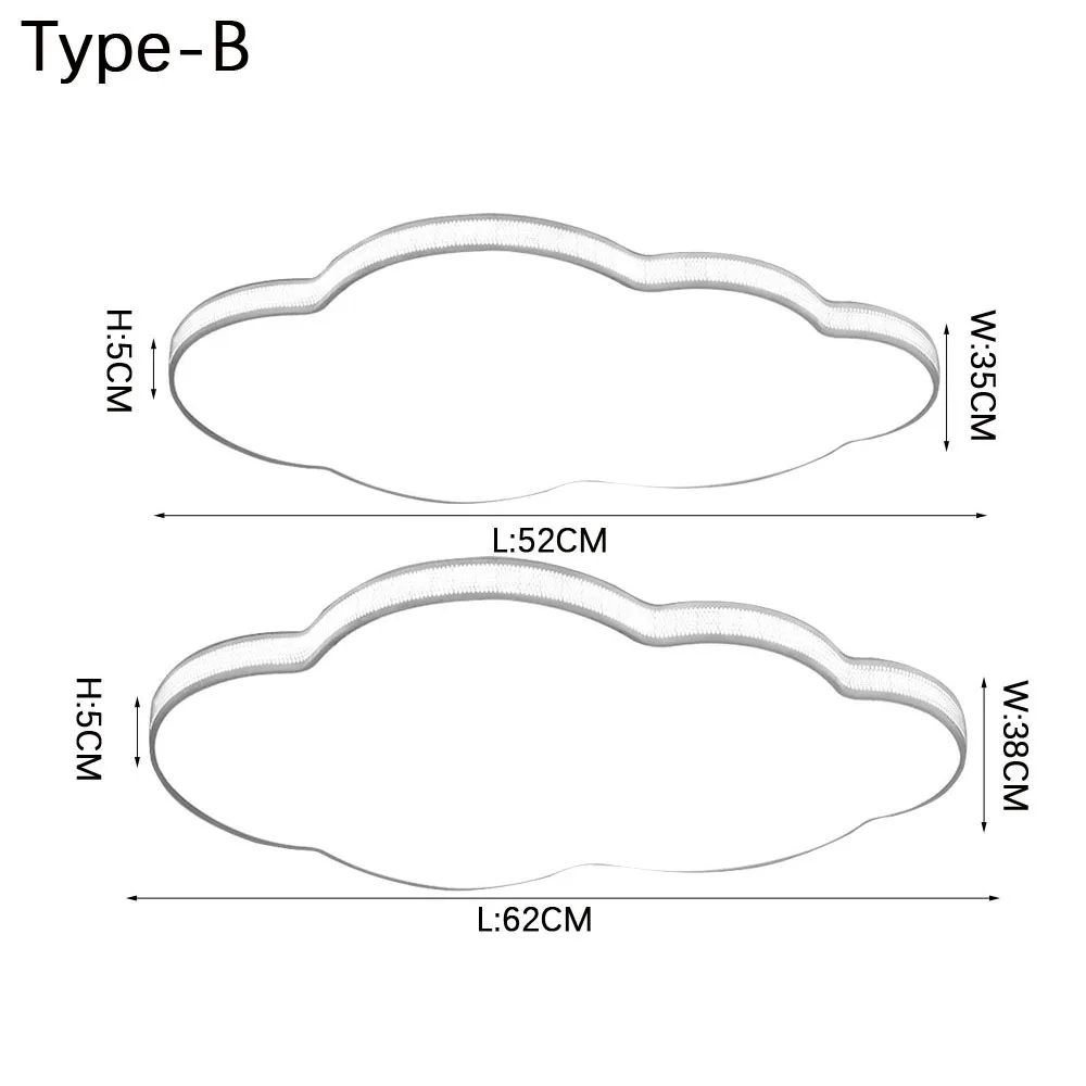 $91.58 Dimmable Modern LED Ceiling Light Lamp Nursery Kid Bedroom Cartoon Surface Mounted Lighting Remote Control AC110V 220V
