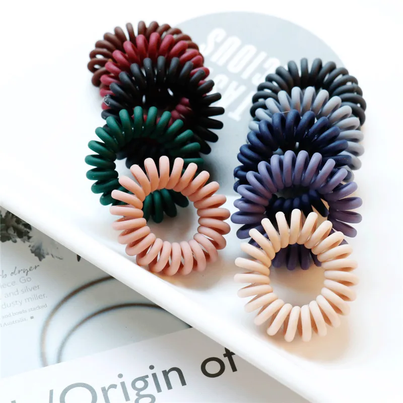 Популярные эластичные резинки телефонный провод волосы для фиксации хвостиков