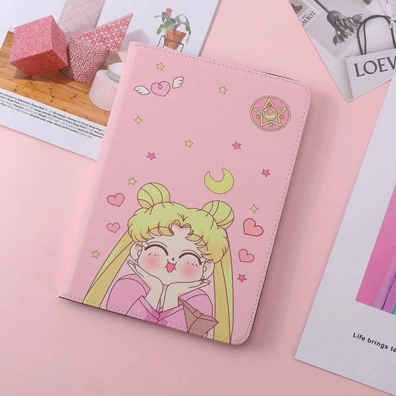 Милый Мягкий чехол из искусственной кожи для iPad Air 1/2 Новый Pro 10 5 mini автоматическое