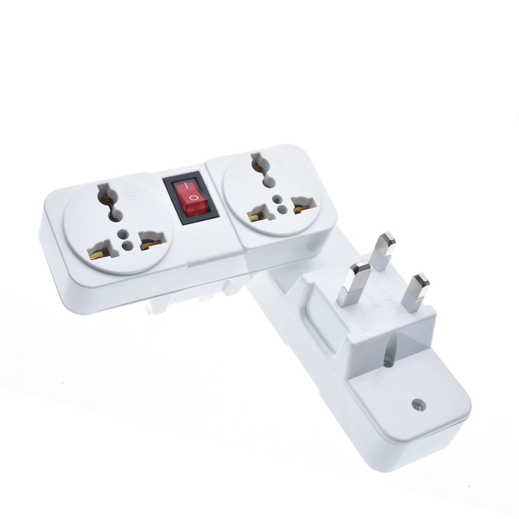 Белая портативная универсальная настенная розетка ЕС США Великобритания