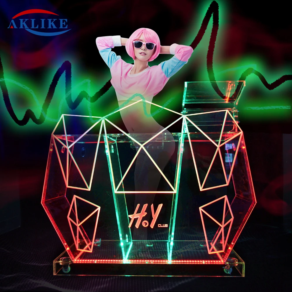 

Custom LED AKLIKE DJ Table Acrylic Bar On Sale Truss Display Mix | Starter DJ Controller with Built-In Sound Card & Light Show