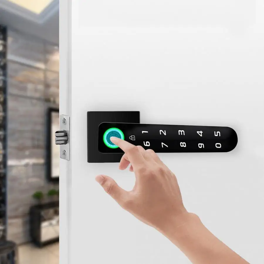 Умный электронный замок для дверей биометрический интеллектуальный с паролем