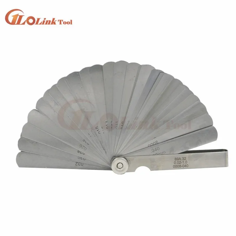 32 лопасти метрический толщиномер набор таппет клапан датчик измерительный