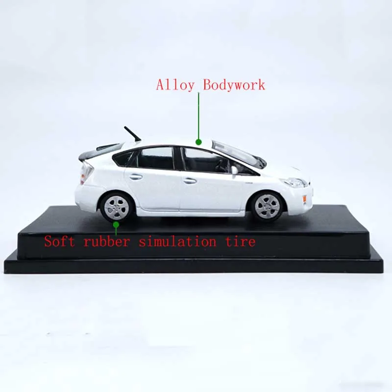 Модель такси из сплава Prius в масштабе 1:43 Классическая литая статическая игрушка