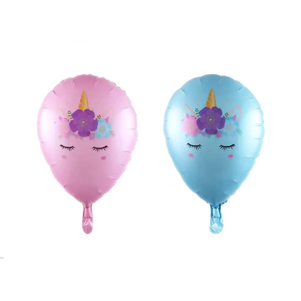 Новый дизайн гелиевые фольгированные шары в виде единорога для украшения