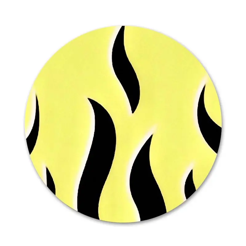 

fashion fire flame pattern Badge Brooch Pin Accessories For Clothes Backpack Decoration gift