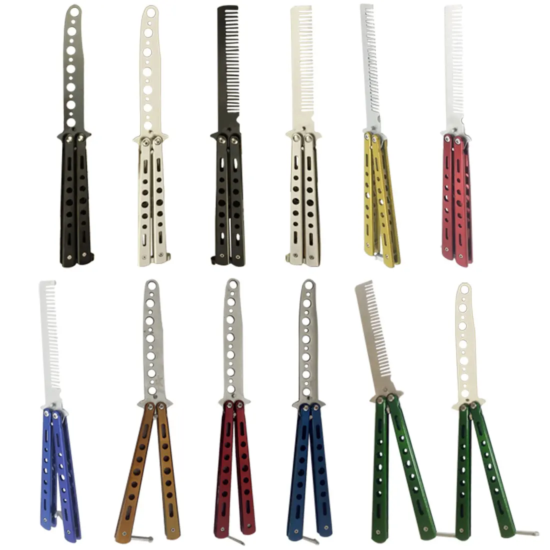 

Butterfly Knife Practice Training Folding Knife Stainless Steel Game Toy Without Blade Folding Throw Trainer Flip Deformation