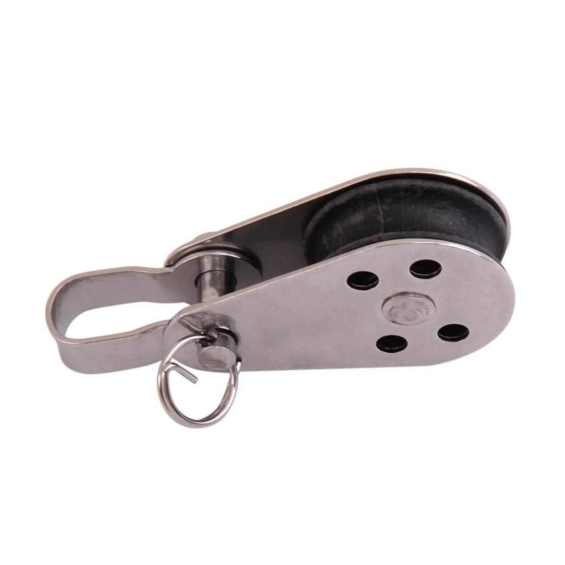 2pcs Stainless Steel Nylon Sheave Pulley Blocks W Removable Pin & Bracket 25mm for Marine Kayak Canoe Boat Anchor Trolley System |