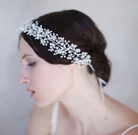 pearl soft headdress bridal headdress white wedding dress with bridal handmade headdress wedding veil head band