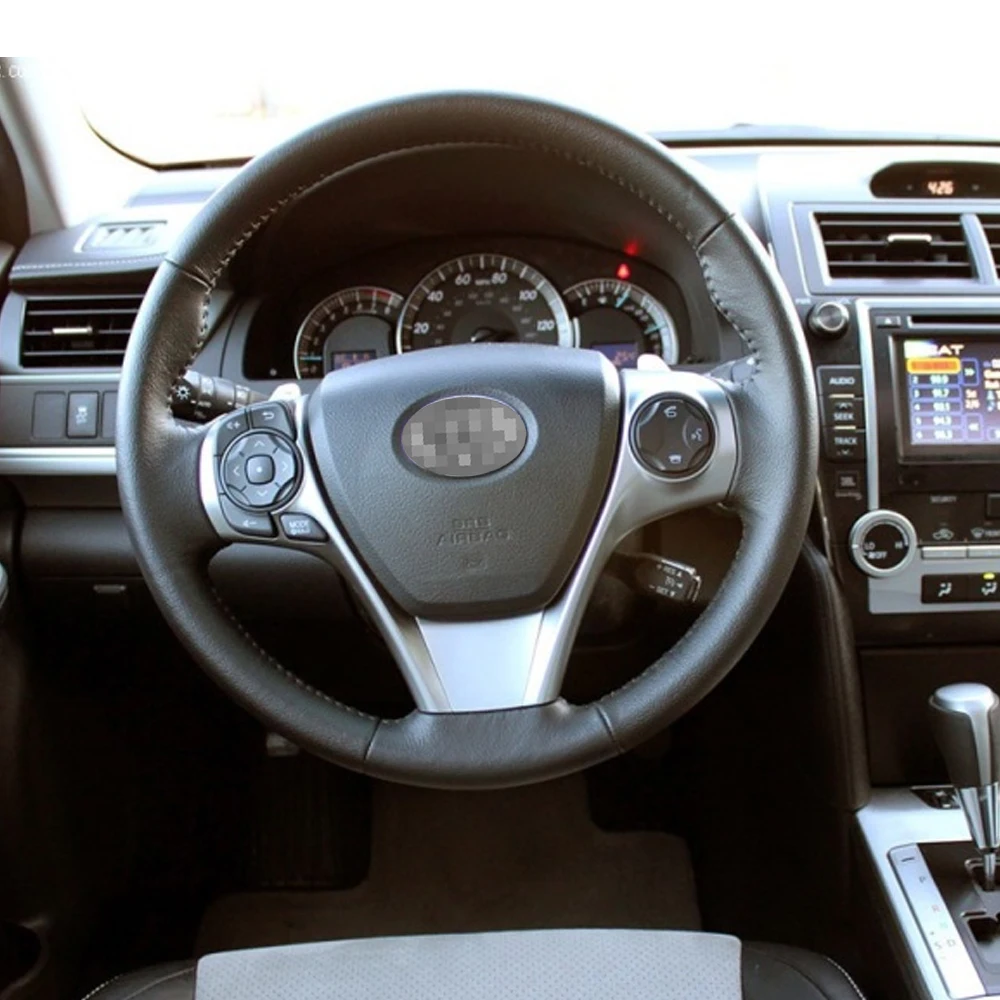 

Car Steering Wheel Horn Cover For Toyota Camry 2011 2012 2013 Auto Accessories Plastic ABS