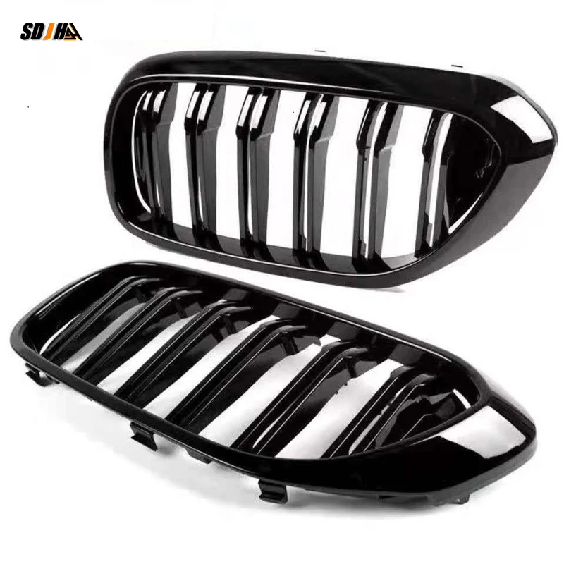 

Car Front Kidney Grilles Gloss Black Racing Grill Kidney Grills Hood Front Bumper Grilles Car Accessories For BMW 2seriesf22 F23