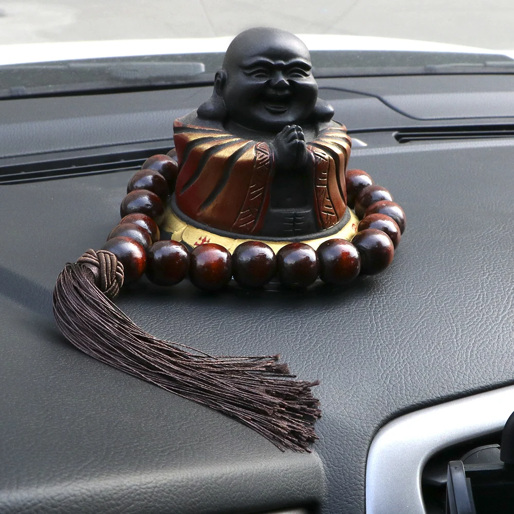 LEEPEE 20 мм зеркало заднего вида подвесной деревянные бусы Будды переключения
