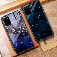 stars phone case tempered glass case hard back cover gorgeous for samsung s8 s9plus s10 s20pro note8 note9 note10 note20
