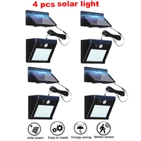30 led 3 modes garden solar led lights outdoor solar lamp motion sensor 270 degree waterproof ip65 solar security light indoor h