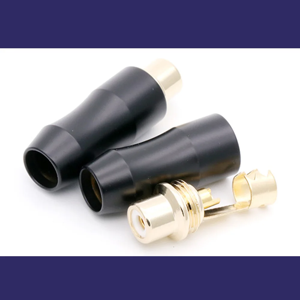 10 шт./5 пар новое поступление Позолоченный разъем RCA гнездовой адаптер для