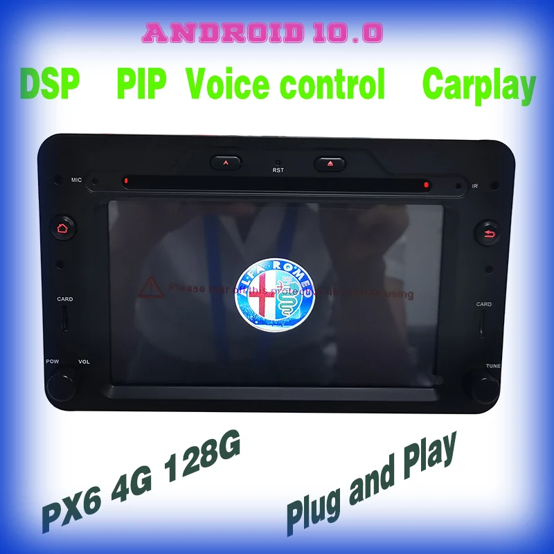 PX6 Android 10 0 Автомобильный GPS dvd плеер для Alfa Romeo 159 Sportwagon автомобиль Brera Spider 2005 2010 с 4 +