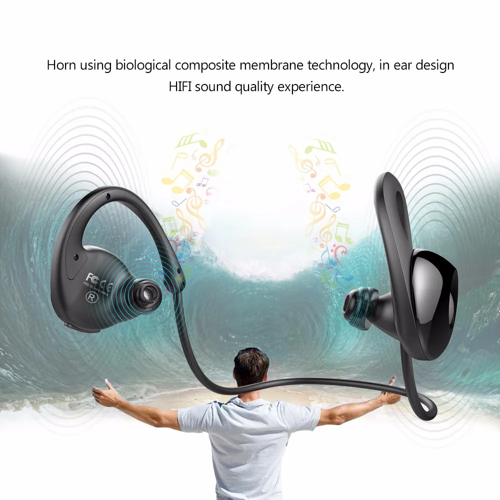 Новинка, наушники Bee, Bluetooth, Беспроводные спортивные наушники, улитка, дизайн HiFi, наушники с микрофоном, шагомером, приложение для телефона