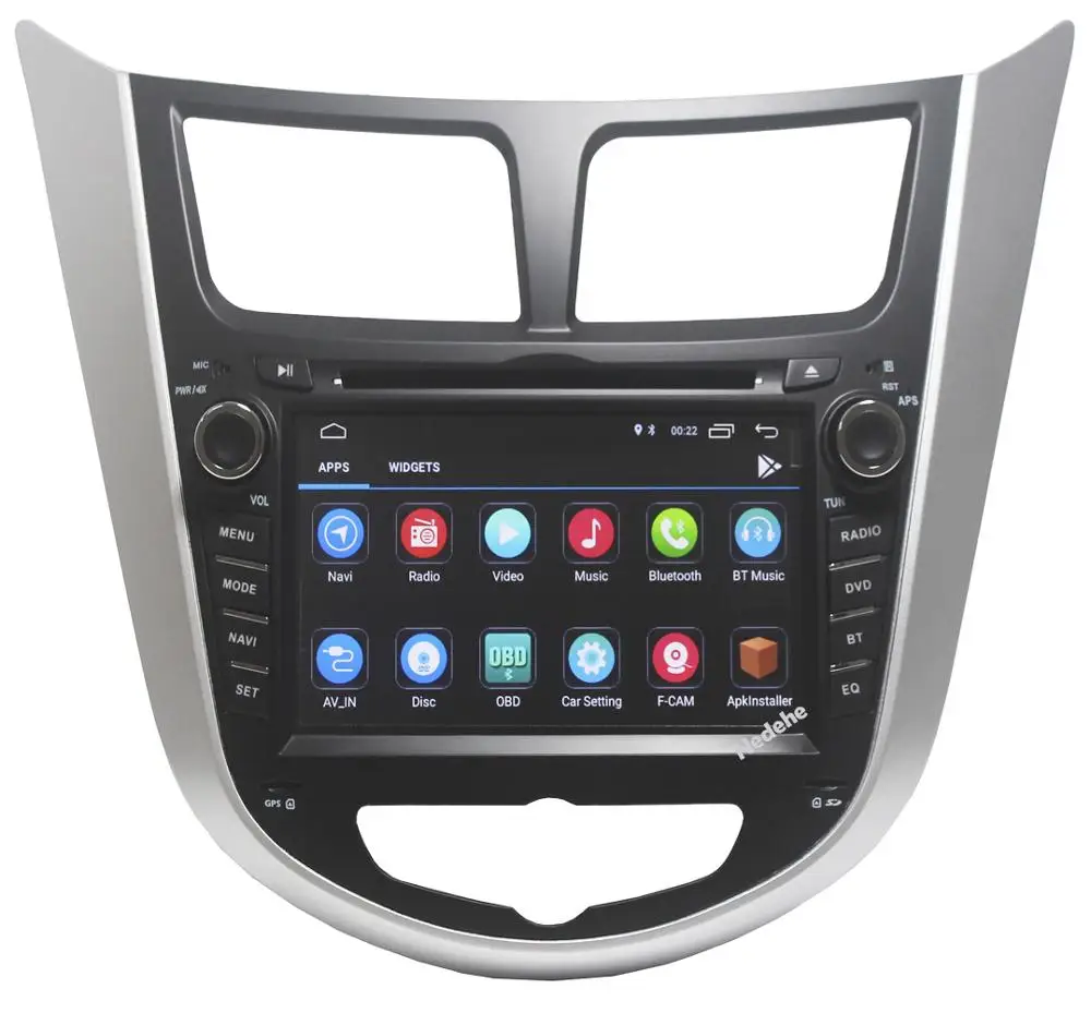 Автомагнитола 2DIN для Hyundai с Android 9.0 ОЗУ 2 ГБ DVD плейер навигация GPS RDS Wi Fi карта Bluetooth