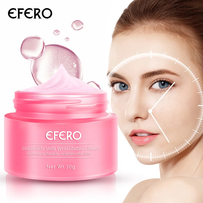 

EFERO Powerful Whitening Face Cream Repair Fade Freckles Remove Dark Spots Melanin Remover Brightening Anti Aging Face Cream 30g