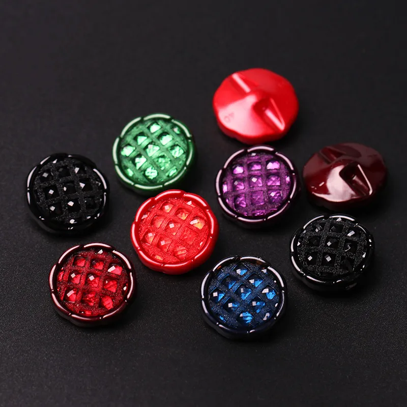 6 шт. 18 мм 25 круглые акриловые стразы декоративные пуговицы для одежды пальто