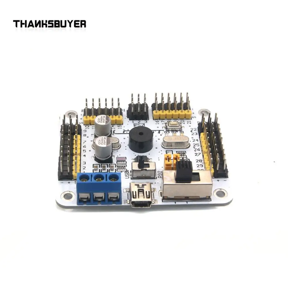 Плата драйвера сервоконтроллера 32 канала с ручкой PS2 для механического ручки