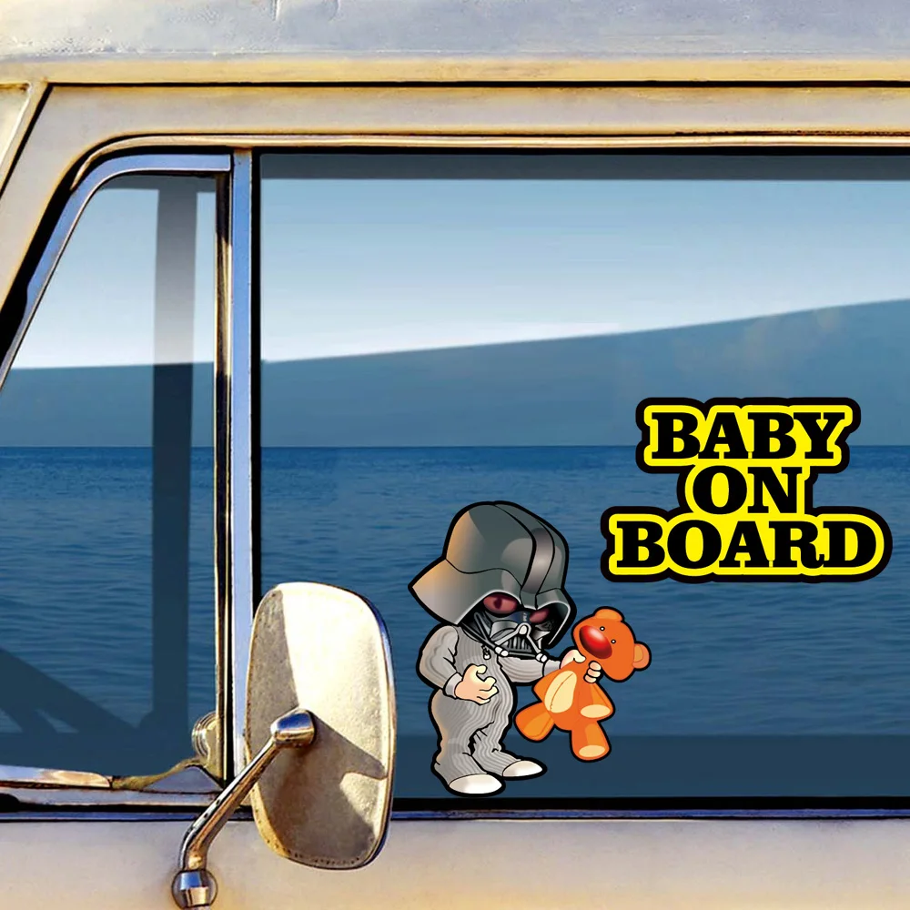 

Creative Baby on Board Car Sticker Reflective Decal Accessories Vinyl for Volkswagen Polo Golf Peugeot 206 BMW